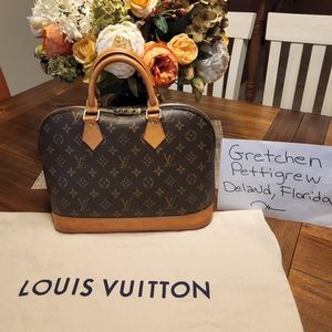 Authentic Vintage Louis Vuitton Alma PM